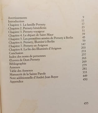 Dom Pernety et les illuminés d'Avignon. Suivi de la transcription intégrale du texte de la "Sainte parole". Meillassoux