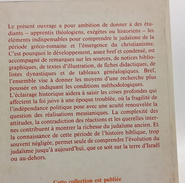 HISTOIRE D'ISRAEL - TOME 3: De la conquête d'Alexandre à la destruction du Temple (331 a.C.-135 a.D.). Saulnier