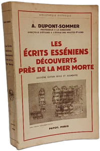 Les écrits esséniens découverts près de la mer morte