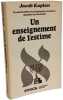 Un enseignement de l'estime. Jacob Kaplan