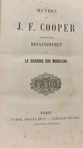 Le dernier des Mohicans