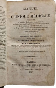 Manuel de clinique médicale - 3e éd. revue corrigée et augmentée