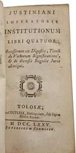 Imperatoris institutionum - libri quatuor