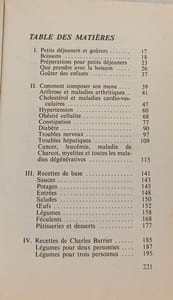 Pour guerir.Menus et recettes- 50 recettes de charles barrier