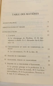 Contre la doctrine de Mani