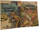 Collection PATRIE- Les T&eacute;l&eacute;graphistes au combat + L'exp&eacute;dition de Trois Pointes (Nouvelle Guin&eacute;e 1942). Emile Pages