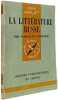 La litt&eacute;rature russe. Marcelle Ehrhard
