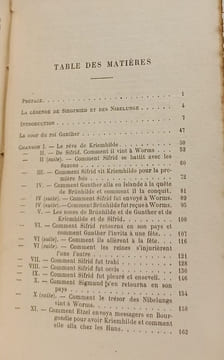 La Chanson des Nibelunge. J. Firmery