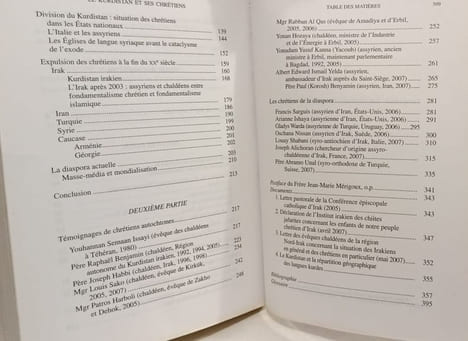 LE KURDISTAN ET SES CHRÉTIENS. Galletti Mirella Martin-Bagnaudez Jacqueline Mérigoux Jean-Marie Sako Louis Raphaël