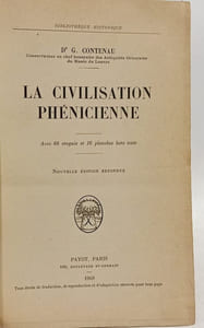 La civilisation phénicienne