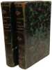Souvenirs d'un voyage dans la Tartarie et le Thibet pendant les ann&eacute;es 1844 1845 et 1846 - TOME PREMIER et SECOND- 3e &eacute;d. M. Huc