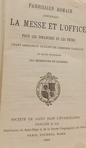 La Messe et l'Office Numero 800