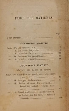 Parcs et jardins: traité complet de la création des parcs et des jardins de la culture et de l'entretien des arbres d'agrément de la culture des ...