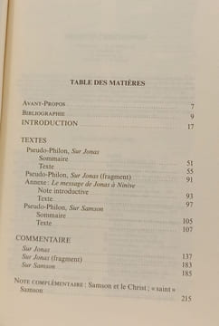 SC 435 PREDICATIONS SYNAGOGALES. Pseudo-Philon