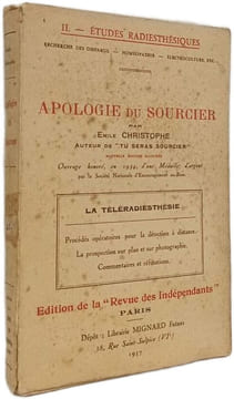 Apologie du sourcier. Emile Christophe