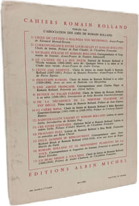 Salut et fraternité - Alain et Romain Rolland correspondance et textes. Correspondance ed textes présentés par Henry Petit. Cahiers 18