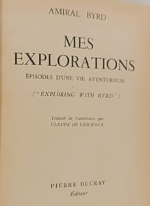 Mes explorations
