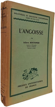 L'angoisse. Juliette Boutonier
