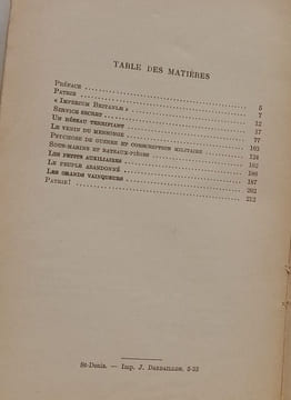 Les armes invisibles Souvenirs d'un espion allemand au War Office de 1914 à 1919. J. C. Silber