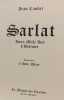 Sarlat deux mille ans d'histoire. Jean Caubet