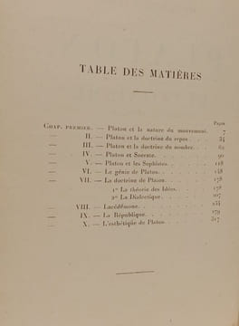 Platon et le platonisme Traduit de l'anglais par le Dr Samuel Jankélévitch. Walter Pater