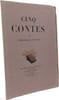 Cinq contes - exemplaire num&eacute;rot&eacute;. Th&eacute;ophile Gautier