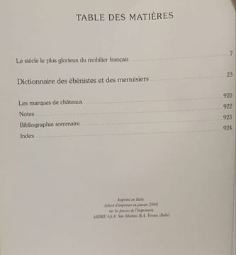 Mobilier français du XVIIIe siècle: DICTIONNAIRE DES EBENISTES ET DES MENUISIERS. Kjellberg Pierre