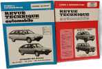 Revue technique automobile - 7 revues: Simca 1100 - Citro&euml;n Bx diesel - Renault 20 diesel - Mercedez-Benz 200D 220D 240D 300D - Mercedez-Benz 2005D &agrave; ...