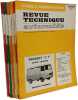 Revue technique automobile - 7 revues: Simca 1100 - Citro&euml;n Bx diesel - Renault 20 diesel - Mercedez-Benz 200D 220D 240D 300D - Mercedez-Benz 2005D &agrave; ...