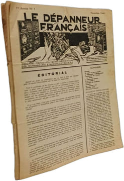 Le dépanneur français - 1re année (1946-47) n°1-2-3-4-5 + 2eme année (1948) n°6. Collectif
