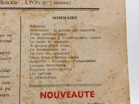 Le dépanneur français - 1re année (1946-47) n°1-2-3-4-5 + 2eme année (1948) n°6. Collectif