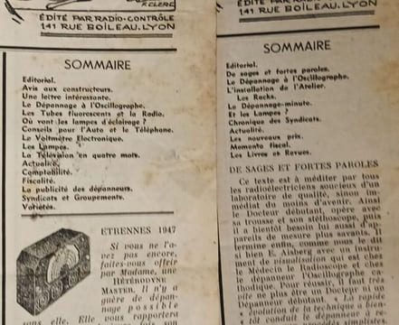 Le dépanneur français - 1re année (1946-47) n°1-2-3-4-5 + 2eme année (1948) n°6. Collectif