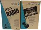 Memento Crespin ; Tome 2 Pr&eacute;cis de Radio + Tome 3 Pr&eacute;cis de Radio Depannage. Roger Crespin