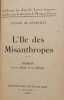 L'ile des misanthropes - roman - collection des amis des lettres francaises. Xavier de Courville