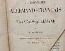 Dictionnaire allemand-fran&ccedil;ais et fran&ccedil;ais-allemand. W. de Suckau