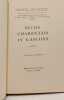 R&eacute;cits charentais et gascons. E. Rostand  Burgaud des Marets  R. Escholier  Ch. Brisson  A.-L. Bonneaud