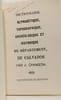 Dictionnaire alphab&eacute;tique topographique arch&eacute;ologique et historique du d&eacute;partement du Calvados. J. Chanson