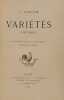 Vari&eacute;t&eacute;s po&eacute;tiques. J. Darcier