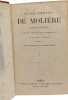Œuvres compl&egrave;tes de Moli&egrave;re - TOME 1 - nouvelle &eacute;dition. Moli&egrave;re