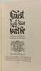 Faust et le Second Faust de Goethe. Goethe