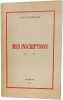 Mes inscriptions 1945-1963. Louis Scutenaire