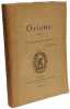 Oriens. Ch. Florestin-Loriot