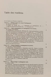 Fondements rationnels de l'aménagement d'un territoire