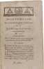 Bulletin des lois de la r&eacute;publique fran&ccedil;aise AN IVe. Collectif