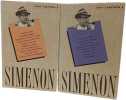 Tout Simenon - Œuvre romanesque (7 VOLUMES) Tome 1 + Tome 2 + Tome 3 + Tome 5 + Tome 10 + Tome 13. Georges Simenon
