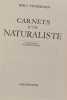 Carnets d'un naturaliste. Niko Tinbergen