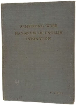Handbook of English Intonation. Armstrong Ward