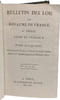 Bulletin des lois du Royaume de France 8e s&eacute;rie r&egrave;gne de Charles X Tome cinqui&egrave;me. Collectif