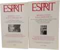 Esprit n&deg;262 (mars-avril 2000) + n&deg;263 (mai 2000 ) Splendeurs et mis&egrave;res de la vie intellectuelle. Collectif