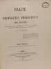 Trait&eacute; des propri&eacute;t&eacute;s projectives des figures - TOME PREMIER et SECOND. J.-V. Poncelet